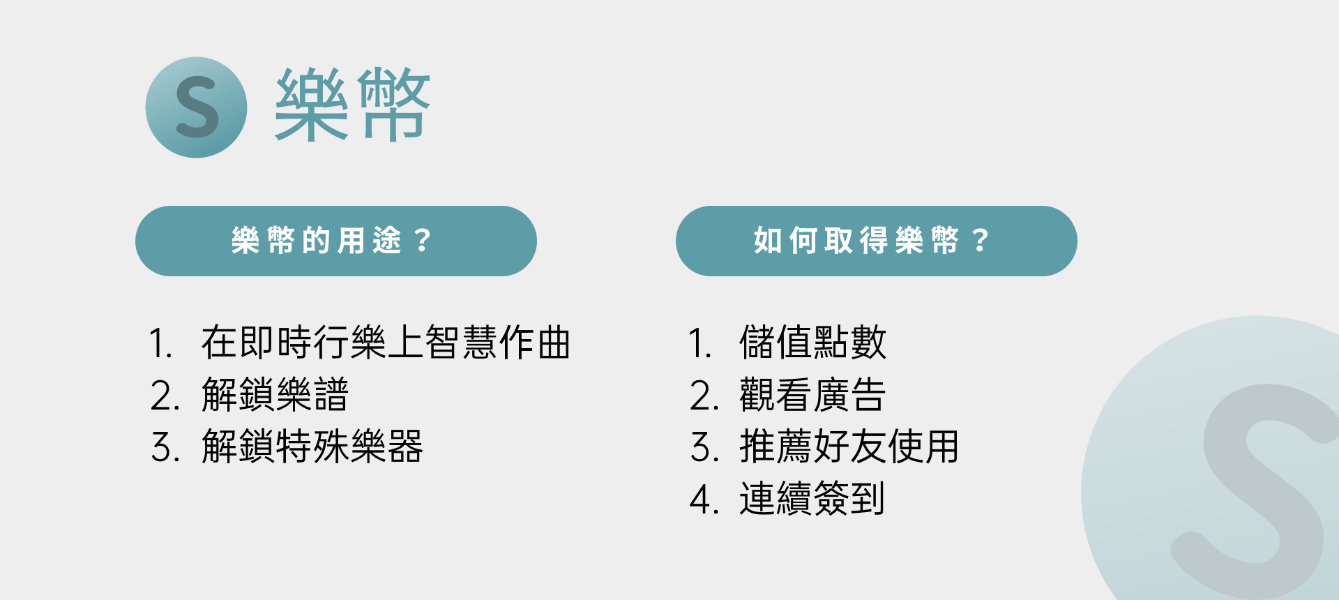 點數用途